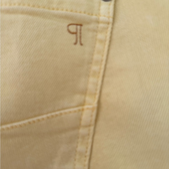 Anthropologie The Kit Regenerative Cotton Shorts by Pilcro Yellow Butter - Picture 10 of 16